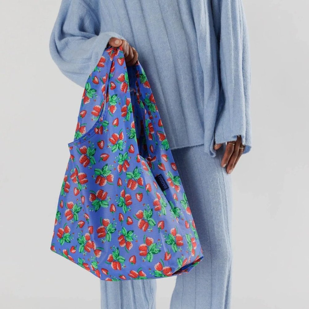 NWT Standard Baggu - Wild Strawberries - Picture 7 of 8